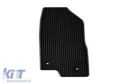 Specific rubber mats suitable for Mazda 3 2013-2018, Mazda 6 2013-2017, Mazda 6 after 2018, 4-piece set, black color-image-6228658