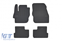 image-23-Specific rubber mats suitable for Mazda 3 2008-2013, 4-piece set, black color from Frogum El Toro series