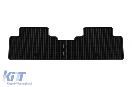 Specific rubber mats suitable for Mazda 5 2011-2018, 4-piece set, black color-image-6248707