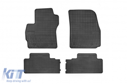 Specific rubber mats suitable for Mazda 5, Premacy 2005-2010, 4-piece set, black color - ABFMM6023924