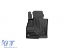 Specific rubber mats suitable for Mazda 6 after 2012, 4-piece set, black color-image-6227059