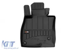Specific rubber mats suitable for Mazda 6 III wagon 2012-2016, after 2016, 4-piece set, black color, with 24-month warranty-image-6222490