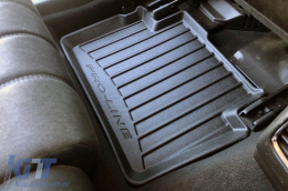 Specific rubber mats suitable for Mazda 6 III wagon 2012-2016, after 2016, 4-piece set, black color, with 24-month warranty-image-6222496