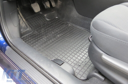 Specific rubber mats suitable for Mazda 6 sedan, wagon 2008-2013, 4-piece set, black color-image-6229773