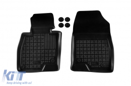 Specific rubber mats suitable for Mazda 6 wagon 2013-2023, 4-piece set, black color-image-6214425