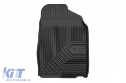 Specific rubber mats suitable for Mazda 6 2002-2008, 4-piece set, black color from Frogum No. 77 series-image-6226787