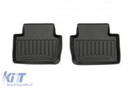 Specific rubber mats suitable for Mazda CX-30 after 2019, 4-piece set, black color, with 24-month warranty-image-6222392