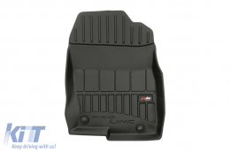 Specific rubber mats suitable for Mazda CX-5 after 2017, 4-piece set, black color, with 24-month warranty-image-6222407