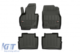 image-23-Specific rubber mats suitable for Mazda CX-5 2012-2017, 4-piece set, black color, with 24-month warranty from Frogum 3D ProLine series.