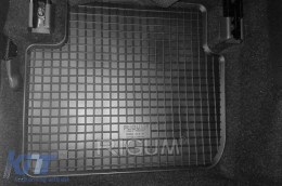 Specific rubber mats suitable for Mazda CX-5 2017-2022, CX-5 after 2022, 4-piece set, black color-image-6249638