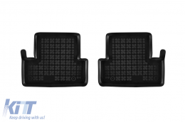 Specific rubber mats suitable for Mazda CX-60 PHeV, MHeV, AWD, RWD after 2022, 4-piece set, black color-image-6214472