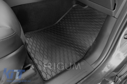 Specific rubber mats suitable for Mazda CX-60, PHEV after 2022, 4-piece set, black color-image-6250200