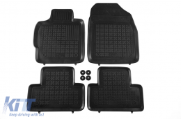 image-47-Specific rubber mats suitable for Mazda CX-7 2006-2009, 4-piece set, black color