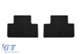 Specific rubber mats suitable for Mazda CX-7 after 2007, 4-piece set, black color-image-6248726