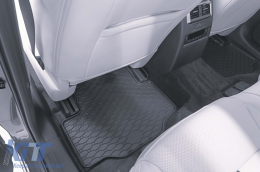 Specific rubber mats suitable for Mazda CX-80 after 2025, 4-piece set, black color-image-6250301