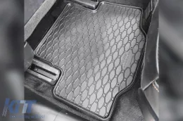 Specific rubber mats suitable for Mazda CX-80 after 2025, 4-piece set, black color-image-6250303