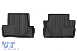 Specific rubber mats suitable for Mazda MX-30 after 2021, 4-piece set, black color, with 24-month warranty-image-6223509