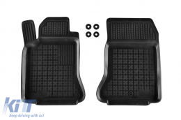 Specific rubber mats suitable for Mercedes A class W176, GLA 2012-2019, 4-piece set, black color-image-6215777