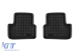 Specific rubber mats suitable for Mercedes A class W176, GLA 2012-2019, 4-piece set, black color-image-6215778