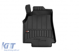 Specific rubber mats suitable for Mercedes A class W169 2004-2012, 4-piece set, black color, with 24-month warranty-image-6221745