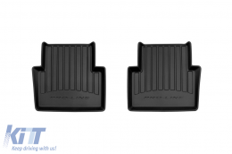 Specific rubber mats suitable for Mercedes A class W169 2004-2012, 4-piece set, black color, with 24-month warranty-image-6221747