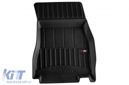 Specific rubber mats suitable for Mercedes A class W177 after 2018, 4-piece set, black color, with 24-month warranty-image-6223394