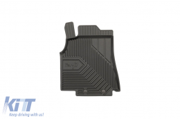 Specific rubber mats suitable for Mercedes A class W169 2004-2012, 4-piece set, black color-image-6226915