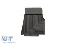 Specific rubber mats suitable for Mercedes A class W169 2004-2012, 4-piece set, black color-image-6226916