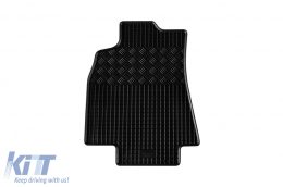 Specific rubber mats suitable for Mercedes A class W169, B class W245 2004-2012, 4-piece set, black color-image-6248762
