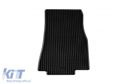 Specific rubber mats suitable for Mercedes A class W169, B class W245 2004-2012, 4-piece set, black color-image-6248763