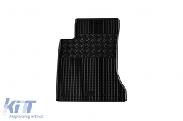 Specific rubber mats suitable for Mercedes A class W176, B class W246 2011-2018, CLA C117 2013-2018, GLA X156 2013-2019, 4-piece set, black color-image-6248767