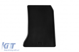 Specific rubber mats suitable for Mercedes A class W176, B class W246 2011-2018, CLA C117 2013-2018, GLA X156 2013-2019, 4-piece set, black color-image-6248768