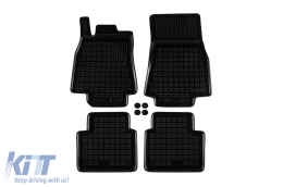 Specific rubber mats suitable for Mercedes B class W245 2005-2011, 4-piece set, black color - ABFMM6016337