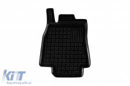 Specific rubber mats suitable for Mercedes B class W245 2005-2011, 4-piece set, black color-image-6215687