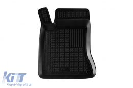 Specific rubber mats suitable for Mercedes B class W246 2011-2018, 4-piece set, black color-image-6215764