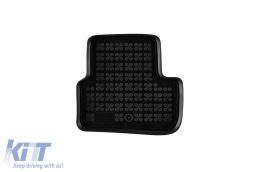Specific rubber mats suitable for Mercedes B class W246 2011-2018, 4-piece set, black color-image-6215767