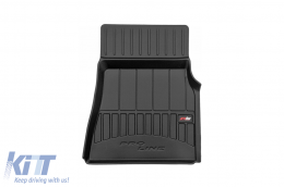 Specific rubber mats suitable for Mercedes B class W245 2005-2011, 4-piece set, black color, with 24-month warranty from Frogum 3D ProLine series.-image-6221384