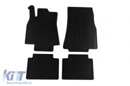 Specific rubber mats suitable for Mercedes B class W245 2005-2011, 4-piece set, black color - ABFMM6018163