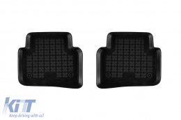 Specific rubber mats suitable for Mercedes C class W206 after 2021, 4-piece set, black color-image-6215851