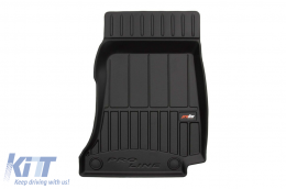 Specific rubber mats suitable for Mercedes C class W205 2015-2020, 4-piece set, black color, with 24-month warranty-image-6222123