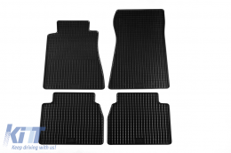 image-25-Specific rubber mats suitable for Mercedes C class W201 190-190E 1982-1993, 4-piece set, black color