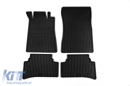 image-33-Specific rubber mats suitable for Mercedes C class W202 1993-2000, CLK C208 1997-2002, 4-piece set, black color