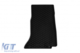 Specific rubber mats suitable for Mercedes C class W206, W206-is after 2021, 4-piece set, black color-image-6229328