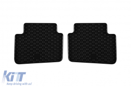 Specific rubber mats suitable for Mercedes C class W206, W206-is after 2021, 4-piece set, black color-image-6229329