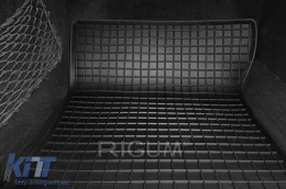 Specific rubber mats suitable for Mercedes C class W203, S203 2000-2007, 4-piece set, black color-image-6249193