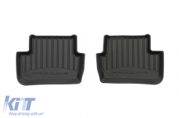 Specific rubber mats suitable for Mercedes CLA C117 2013-2018, 4-piece set, black color, with 24-month warranty-image-6221869