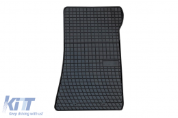Specific rubber mats suitable for Mercedes CLK C209 2002-2009, 4-piece set, black color from Frogum El Toro series-image-6230629