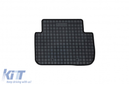 Specific rubber mats suitable for Mercedes CLK C209 2002-2009, 4-piece set, black color from Frogum El Toro series-image-6230631