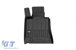 Specific rubber mats suitable for Mercedes CLS C218 coupe, X218 Shooting brake 2010-2018, 4-piece set, black color, with 24-month warranty-image-6221263
