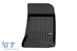 Specific rubber mats suitable for Mercedes CLS C218 coupe, X218 Shooting brake 2010-2018, 4-piece set, black color, with 24-month warranty-image-6221264